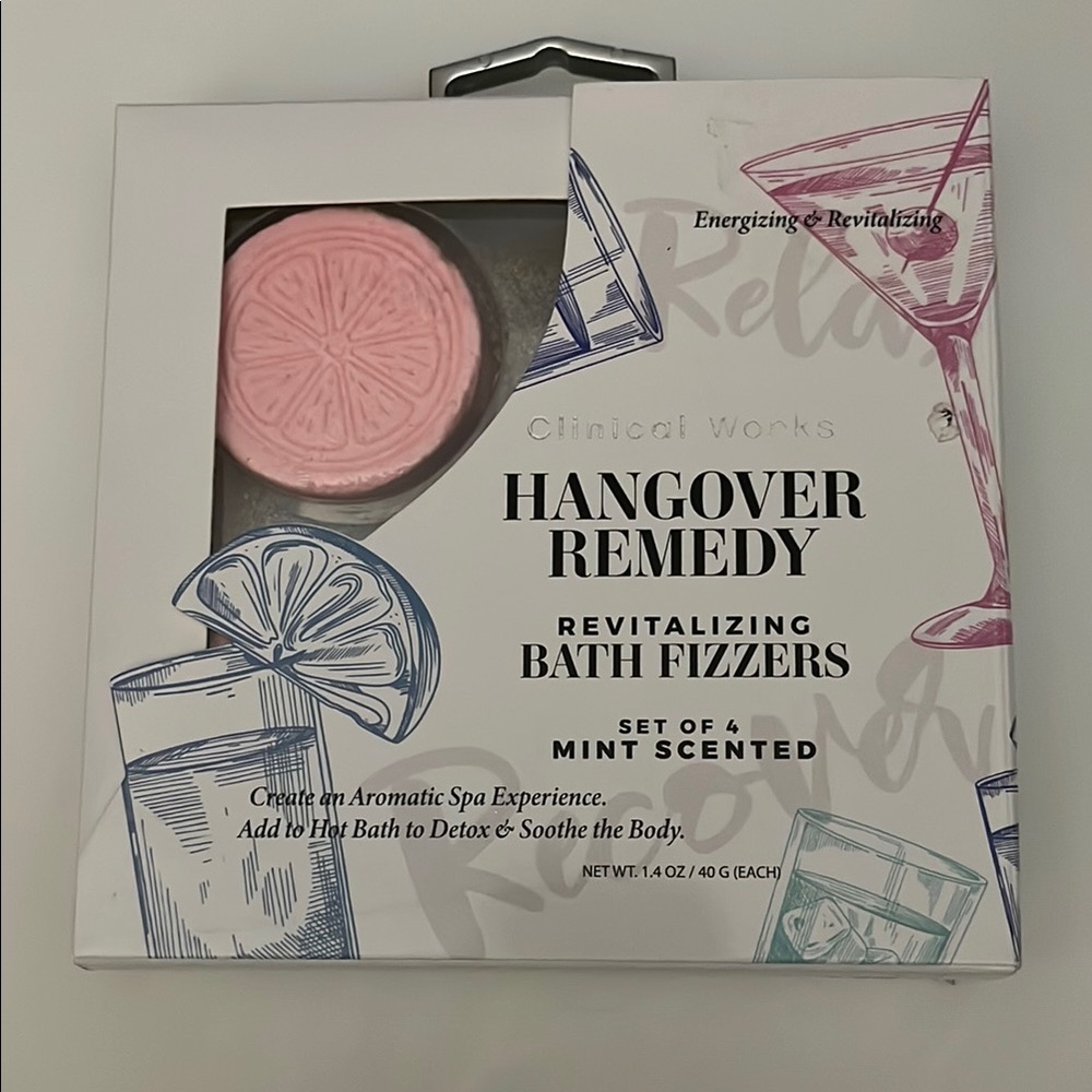 Bath Fizzers Set by Clinical Works. Energizing and Revitalizing, NWT
